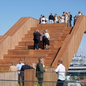 Reception at Salling ROOFGARDEN in Aarhus